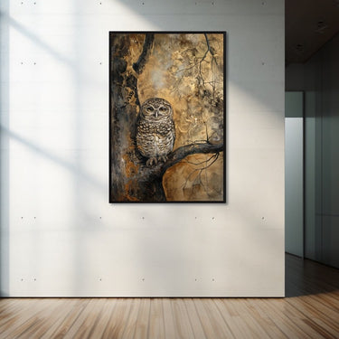 Owl Art Painting